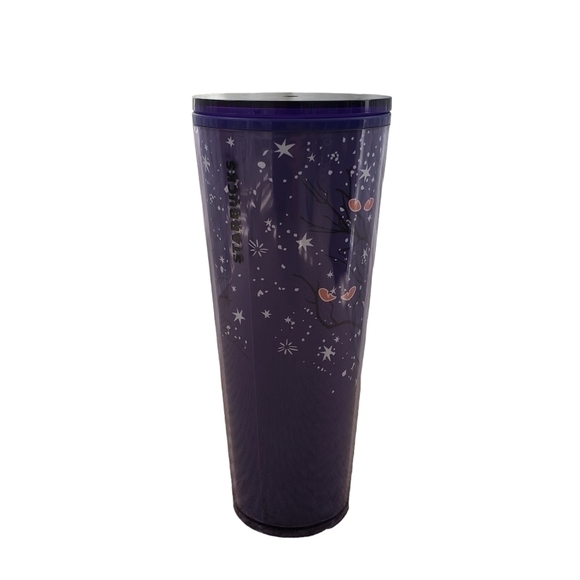 Starbucks 2022 Halloween Cat Eyes Glow In The Dark Acrylic Tumbler Venti - Picture 2 of 4
